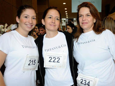 Gabriela e Lygia Pioli com Valeria Furlani