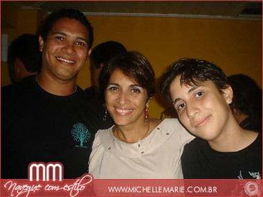Marcelo Negrão, Dina Rachid e Caio Rachid