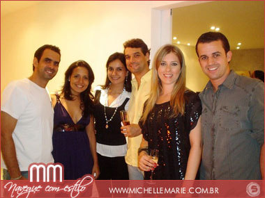 Márcio Braga, Juliana Costa, Maria Queiroz, Gustavo Queiroz, Fernanda Kiffer e Rafael Reis