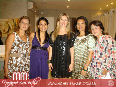 Mônica Almeida, Juliana Costa, Fernanda Kiffer, Suzana Zippinotti e Luhana Madeira