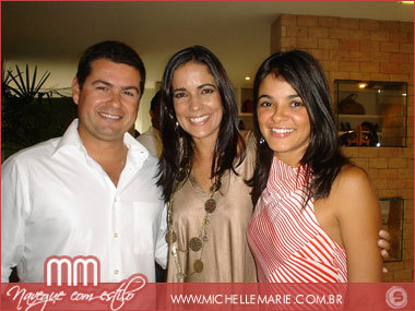 Carlos Alberto, Daniele Magalhães e Milena Mota