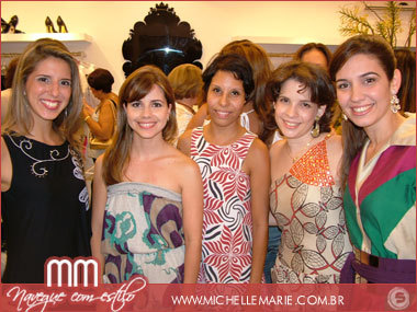 Flávia Magalhães, Fabiana Duran, Luciana Galvão, Bianca Passos e Manuela Andrade