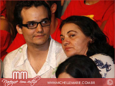 Wagner Moura e seus pais José e Auriadina