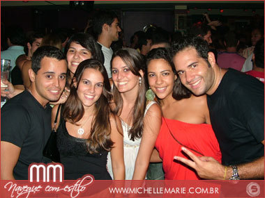 Ricardo, Mila, Fernanda, Ju, Lorena e Thamir