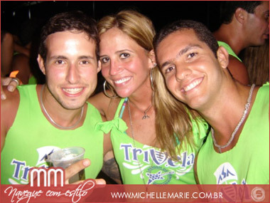 Vinicius, Luciana Borba e Mateus Pepa