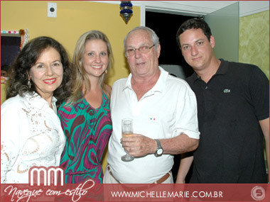 Lia Souza, Fernanda Cabussu, Elsio Souza e Gustavo Souza