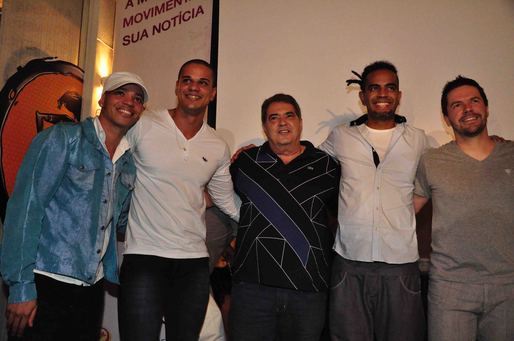 Lu Costa, Andre Ramon, Aloisio Legey, Jair Oliveira e Pedro Mariano