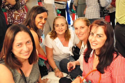 Dea Catalão, Claudia Romano, Marcia Fernandez, Ana Moraes e Tereza Cristina Bomfim