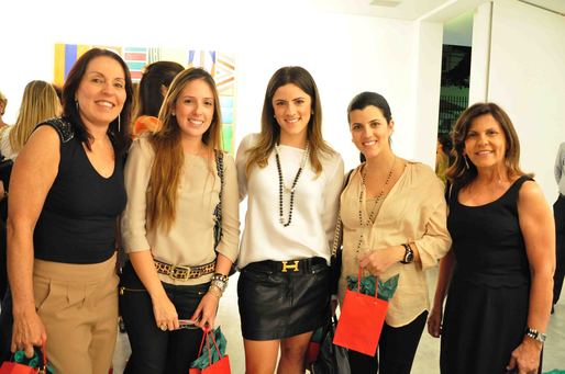 Marcia Amoedo, Priscila Amoedo, Camile Souto, Cintia Muricy e Ligia Muricy