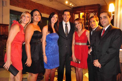 Ana Paula Barretto, Carolina Anías, Juliana Marinho, Fabrícia Carvalho, Bruno Calmon e Thiago Berenguer