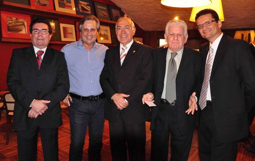 Carlos Gouveia, Jadelson Andrade, Nelson Joé de Carvalho, Darke Magalhães e Marcelo Nogueira Reis