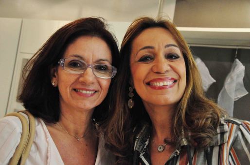 Cássia Barros e Lúcia Kraychete