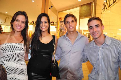 Marcela Freire, Nathalia Barbosa, Leonardo Bacellar e Gregory Copello