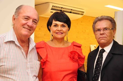 Jorge e Selma Aboud e José Guido