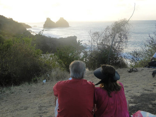 Eva e Zé Dirceu em Fernando de Noronha