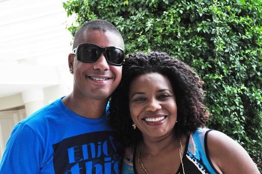 Junior Rocha e Margareth Menezes