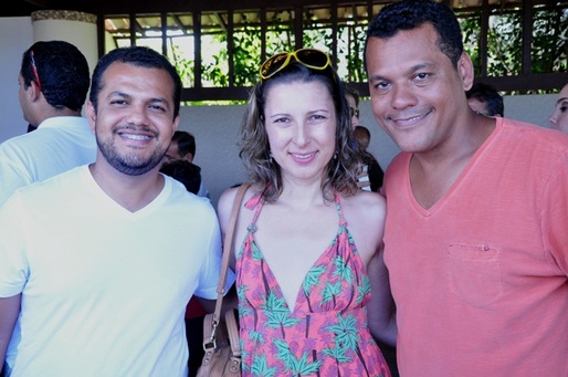 Elmo Lemos, Greice Zago e Cláudio Mendes