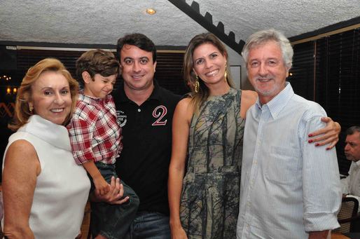 Tuvinha, Guilherme e Rafael Papaléo, Mica Andrade e Robério Papaléo