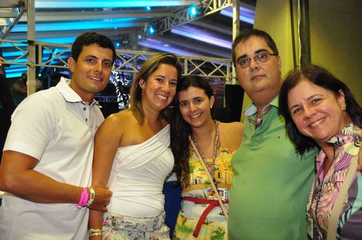 Sérgio e Patricia Magalhães, Andrea Mendonça, Erica Roriz e Marco Davi Soares