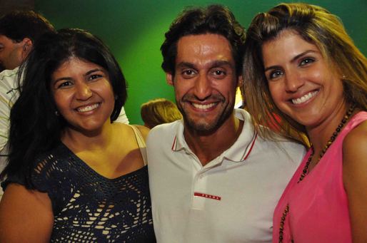 Clara Lemos, Luiz Henrique Gaban e Izabela Francez