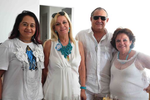 Vandira Peixoto, Dora Gordilho, Anibal Gordilho e Janete Freitas