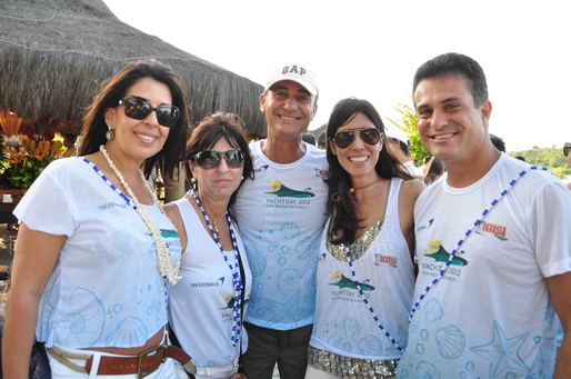 Moema Pitanga, Vera Garcez, Claudio, Maria Clara e Eduardo Salles