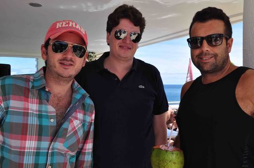 João Fiuza, Alessandro Gardemann e João Foltran