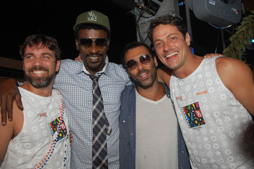 Marcelo Farias, Seu Jorge, Roger, Cristiano Rangel