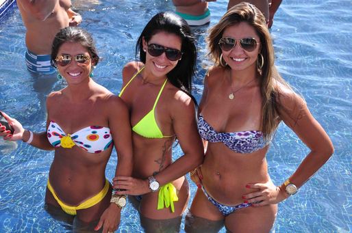 Camila Isaac, Cristiane Mendonça e Barbara Guerra