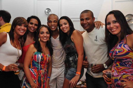 Débora Freitas, Popo Freitas, Jackson Lopes, Manuele Sampaio, Maira Carvalho e Melissa Carvalho