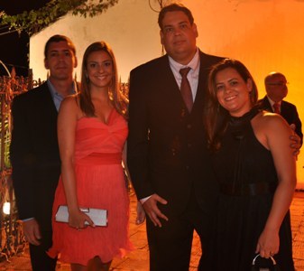 Fernanda Tavares, Rodrigo Farias, Nelson Batista e Alessandra Batista