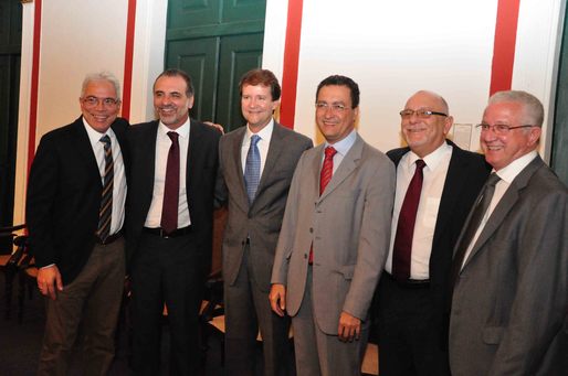 James Correia, Nelson Pelegrino, Nilson Sarti, Rui Costa, Jorge Hereda e Carlos Alberto Vieira Lima