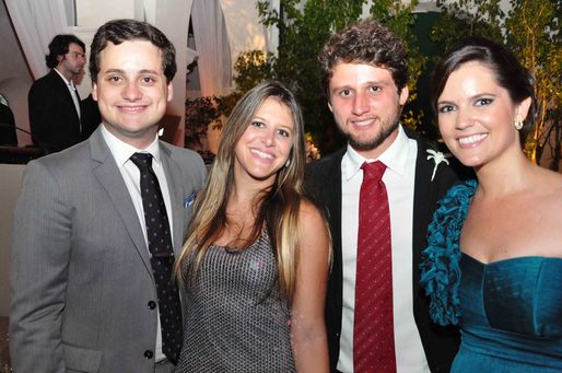 Arthur Carvalho, Fernanda Pedreira, Gustavo Areias e Adriana Lacerda