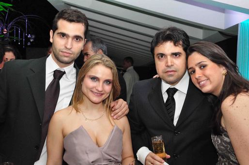 Renato Lima, Larissa Sales, Tiago Ribeiro e Juliana Mello