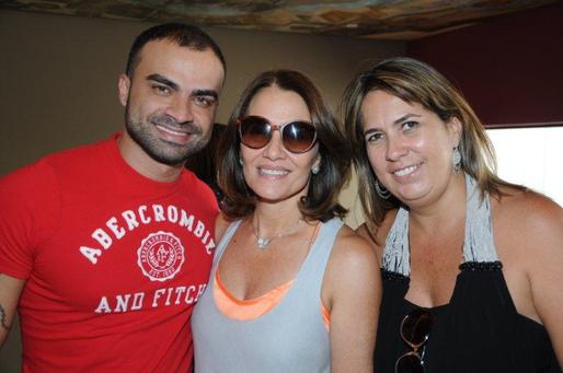 Flavio Moura, Conceicao Queiroz e Aline Cangussu