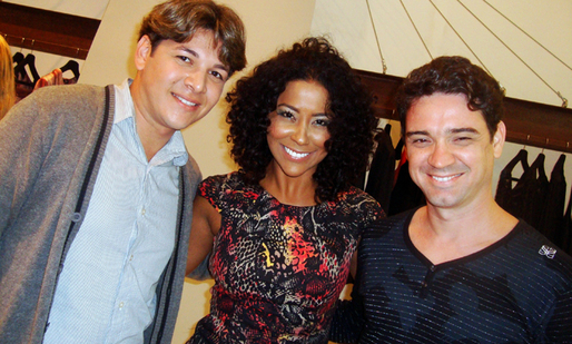 Leonidas Henrique,  Ana Mametto e Yacoce