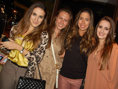 Eduarda Carvalho, Cheyenne Cunha, Maria Baleeiro e Marcela Bicalho