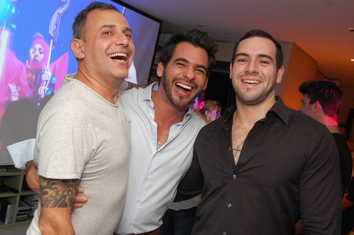 Paulo Borges, Marlon Gama e Sebastian Rodrigues