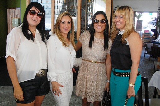 Juliana Dourado, Claudia Belfort, Mila Moraes e Leninha Veiga