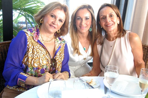 Rosiney Duarte, Claudia Belfort e Aninha Caribé