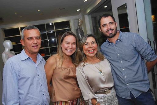 CESAR FILHO, TAMARA LUZ, JUJU LUZ E JORGE CALIL