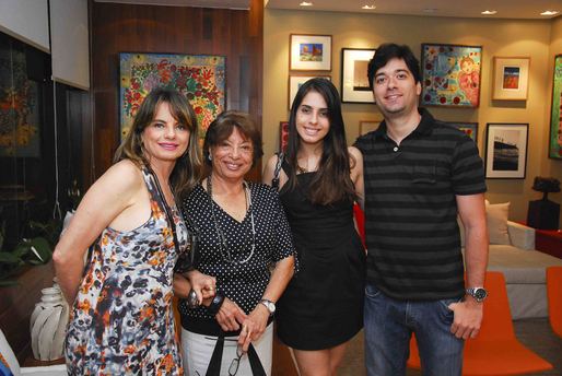 Ana Cristina Andrade, Gildette Andrade, Amanda Mascarenhas e Ruy Moura