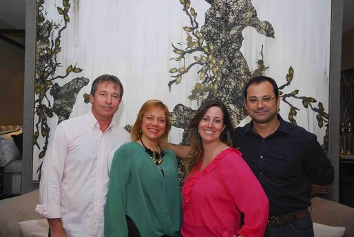 Ary Toledo, Giulia Toledo, Giuliana Souza e Paulo Souza