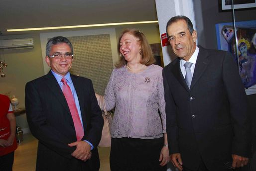 César Araújo, Maria Teresa Gonçalves e Fernando Risério D'Almeida