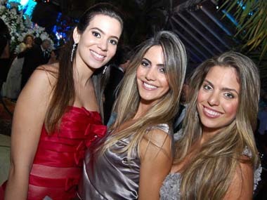 Milla Garcez, Cássia Tambone e Sandy Sampaio