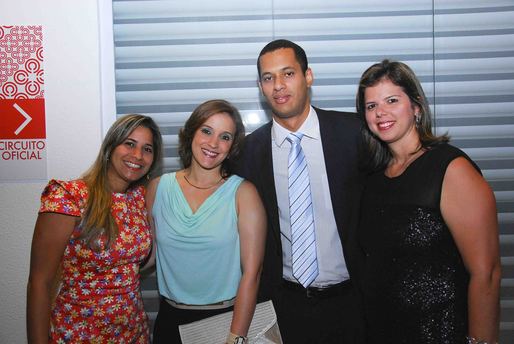 Elizabeth Moura, Ludmila Ribeiro, Bertolomeu Sampaio e Alice Petersen