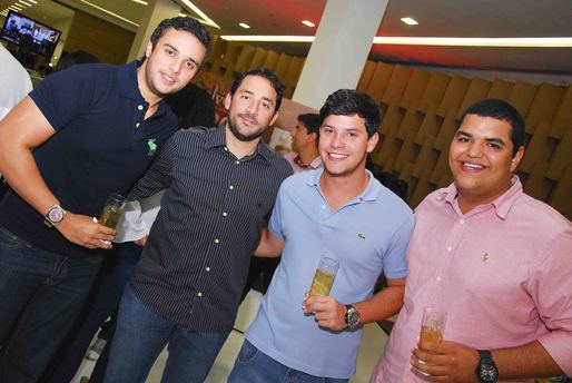 Bruno Borges, Marcelo Ayres, Matheus Borges e Alan Borges