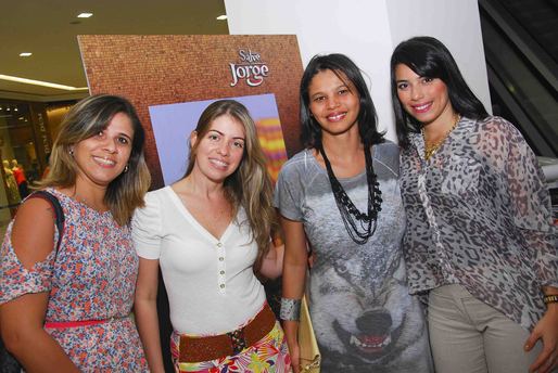 Daniela Menezes, Fernanda Domiciano, Dil Maia e Larissa Andrade