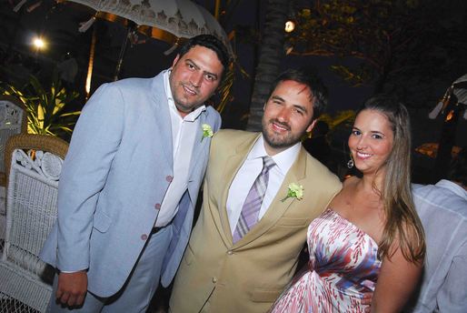 Eduardo Magalhães, Rafael Gross e Paula Magalhães