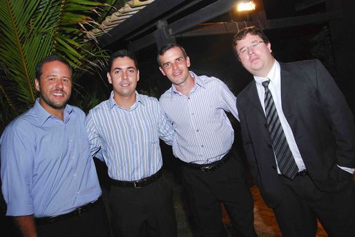 Sergio Brito, Rafael Claro, Ricardo Sicupira e Diogo Rohrs